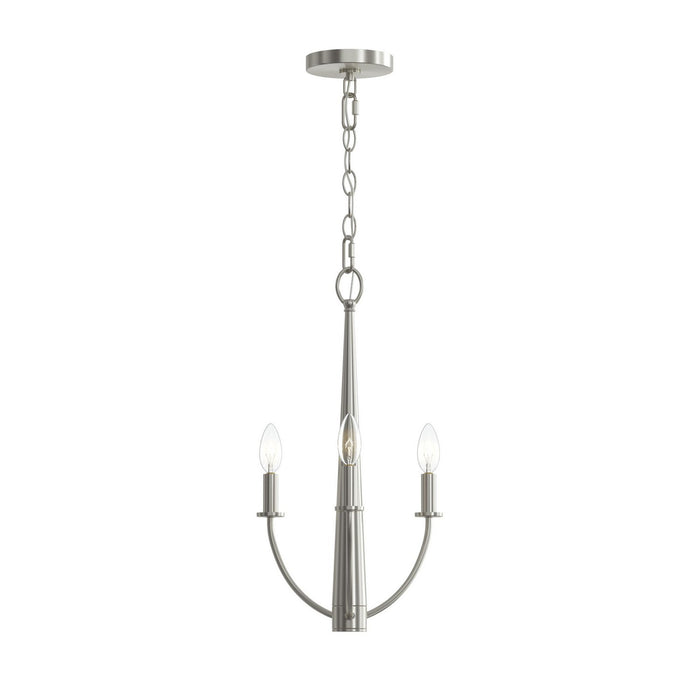 Myhouse Lighting Progress Lighting - P400457-009 - Three Light Chandelier - Jheni - Brushed Nickel