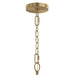 Myhouse Lighting Progress Lighting - P400457-191 - Three Light Chandelier - Jheni - Brushed Gold
