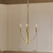 Myhouse Lighting Progress Lighting - P400457-191 - Three Light Chandelier - Jheni - Brushed Gold