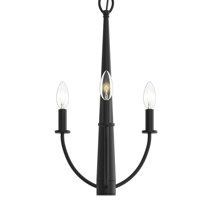 Myhouse Lighting Progress Lighting - P400457-31M - Three Light Chandelier - Jheni - Matte Black