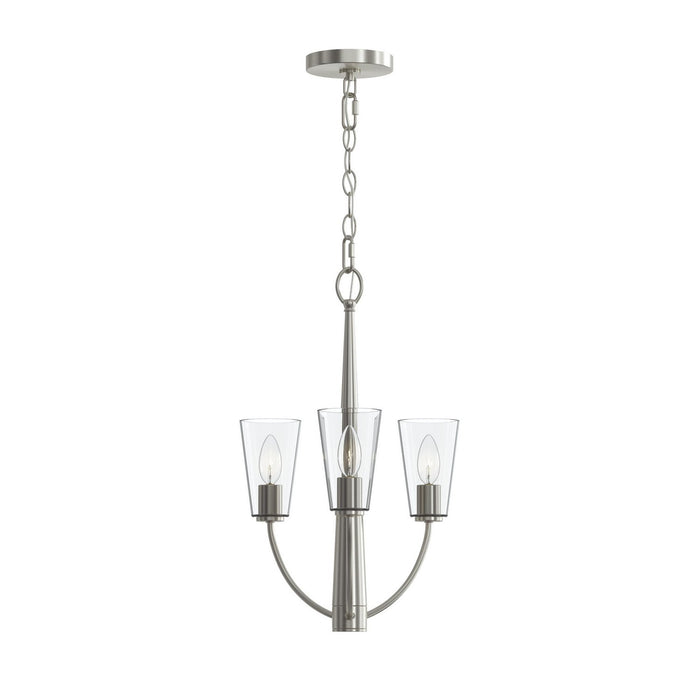 Myhouse Lighting Progress Lighting - P400452-009 - Three Light Chandelier - Jheni - Brushed Nickel