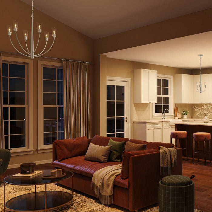 Myhouse Lighting Progress Lighting - P400452-009 - Three Light Chandelier - Jheni - Brushed Nickel
