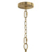 Myhouse Lighting Progress Lighting - P400452-191 - Three Light Chandelier - Jheni - Brushed Gold