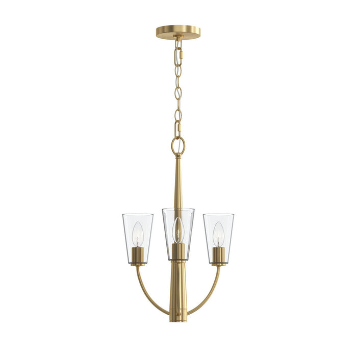 Myhouse Lighting Progress Lighting - P400452-191 - Three Light Chandelier - Jheni - Brushed Gold