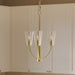 Myhouse Lighting Progress Lighting - P400452-191 - Three Light Chandelier - Jheni - Brushed Gold