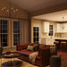 Myhouse Lighting Progress Lighting - P400452-31M - Three Light Chandelier - Jheni - Matte Black