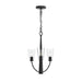 Myhouse Lighting Progress Lighting - P400452-31M - Three Light Chandelier - Jheni - Matte Black
