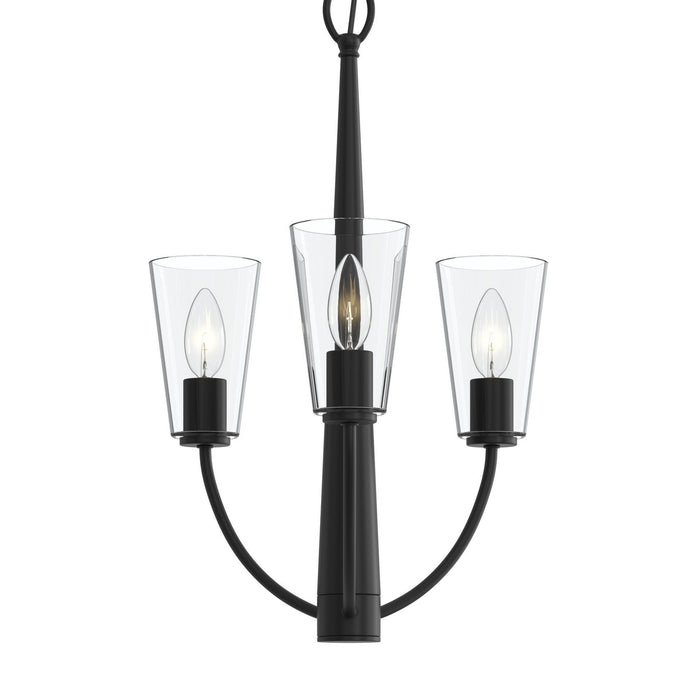 Myhouse Lighting Progress Lighting - P400452-31M - Three Light Chandelier - Jheni - Matte Black