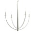 Myhouse Lighting Progress Lighting - P400458-009 - Four Light Chandelier - Jheni - Brushed Nickel
