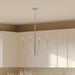 Myhouse Lighting Progress Lighting - P400458-009 - Four Light Chandelier - Jheni - Brushed Nickel