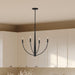 Myhouse Lighting Progress Lighting - P400458-31M - Four Light Chandelier - Jheni - Matte Black