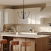 Myhouse Lighting Progress Lighting - P400458-31M - Four Light Chandelier - Jheni - Matte Black