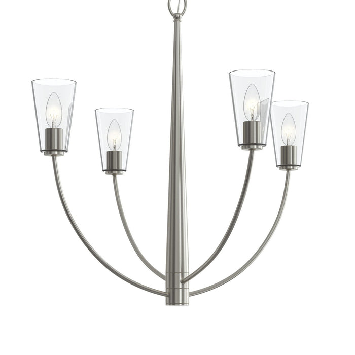 Myhouse Lighting Progress Lighting - P400453-009 - Four Light Chandelier - Jheni - Brushed Nickel