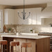 Myhouse Lighting Progress Lighting - P400453-31M - Four Light Chandelier - Jheni - Matte Black