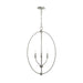Myhouse Lighting Progress Lighting - P500513-009 - Three Light Foyer Pendant - Jheni - Brushed Nickel