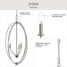 Myhouse Lighting Progress Lighting - P500513-009 - Three Light Foyer Pendant - Jheni - Brushed Nickel