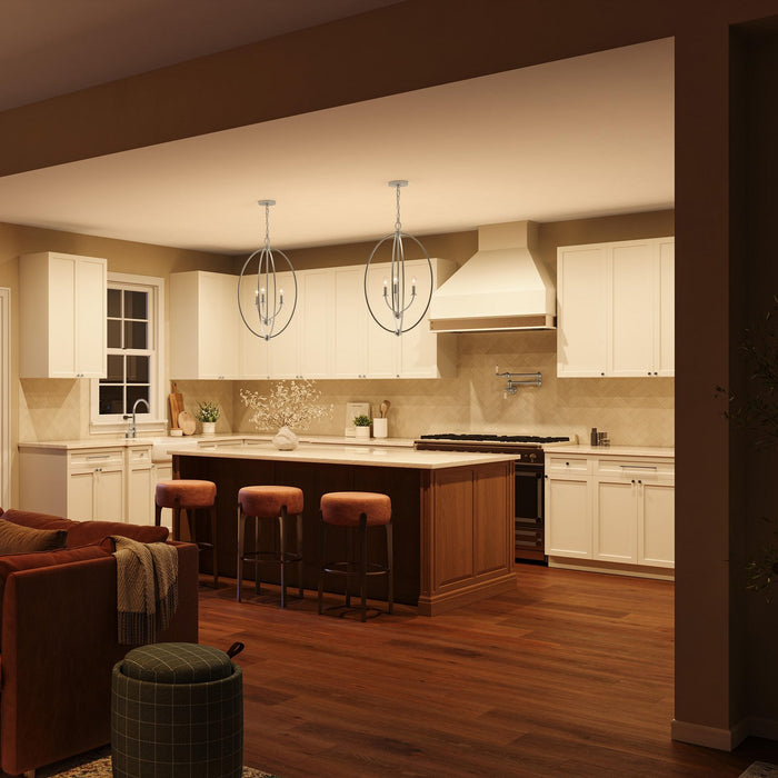 Myhouse Lighting Progress Lighting - P500513-009 - Three Light Foyer Pendant - Jheni - Brushed Nickel
