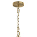 Myhouse Lighting Progress Lighting - P500513-191 - Three Light Foyer Pendant - Jheni - Brushed Gold
