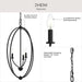Myhouse Lighting Progress Lighting - P500513-31M - Three Light Foyer Pendant - Jheni - Matte Black