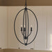 Myhouse Lighting Progress Lighting - P500513-31M - Three Light Foyer Pendant - Jheni - Matte Black