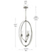 Myhouse Lighting Progress Lighting - P500512-009 - Three Light Foyer Pendant - Jheni - Brushed Nickel