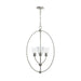 Myhouse Lighting Progress Lighting - P500512-009 - Three Light Foyer Pendant - Jheni - Brushed Nickel