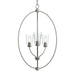Myhouse Lighting Progress Lighting - P500512-009 - Three Light Foyer Pendant - Jheni - Brushed Nickel