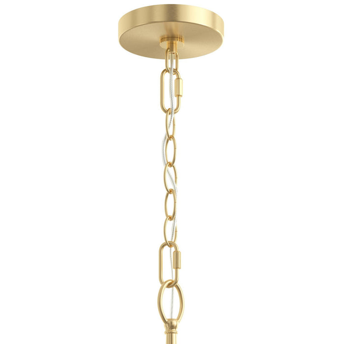 Myhouse Lighting Progress Lighting - P400459-191 - Six Light Chandelier - Jheni - Brushed Gold