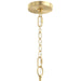 Myhouse Lighting Progress Lighting - P400459-191 - Six Light Chandelier - Jheni - Brushed Gold