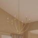 Myhouse Lighting Progress Lighting - P400459-191 - Six Light Chandelier - Jheni - Brushed Gold