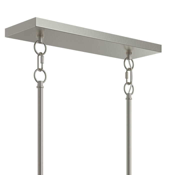 Myhouse Lighting Progress Lighting - P400461-009 - Five Light Linear Chandelier - Jheni - Brushed Nickel