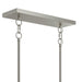 Myhouse Lighting Progress Lighting - P400461-009 - Five Light Linear Chandelier - Jheni - Brushed Nickel