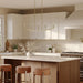 Myhouse Lighting Progress Lighting - P400461-191 - Five Light Linear Chandelier - Jheni - Brushed Gold