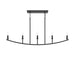 Myhouse Lighting Progress Lighting - P400461-31M - Five Light Linear Chandelier - Jheni - Matte Black