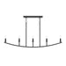 Myhouse Lighting Progress Lighting - P400461-31M - Five Light Linear Chandelier - Jheni - Matte Black