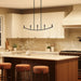 Myhouse Lighting Progress Lighting - P400461-31M - Five Light Linear Chandelier - Jheni - Matte Black