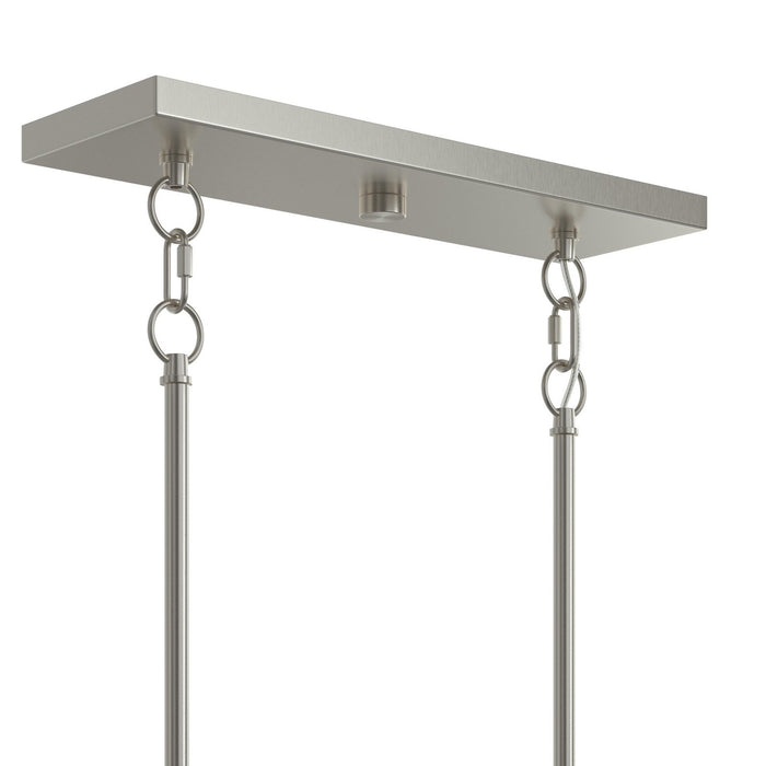 Myhouse Lighting Progress Lighting - P400456-009 - Five Light Linear Chandelier - Jheni - Brushed Nickel