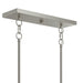 Myhouse Lighting Progress Lighting - P400456-009 - Five Light Linear Chandelier - Jheni - Brushed Nickel