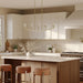 Myhouse Lighting Progress Lighting - P400456-191 - Five Light Linear Chandelier - Jheni - Brushed Gold