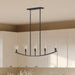 Myhouse Lighting Progress Lighting - P400456-31M - Five Light Linear Chandelier - Jheni - Matte Black
