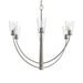 Myhouse Lighting Progress Lighting - P400454-009 - Six Light Chandelier - Jheni - Brushed Nickel