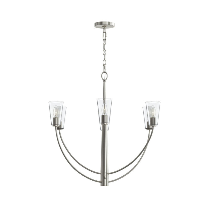 Myhouse Lighting Progress Lighting - P400454-009 - Six Light Chandelier - Jheni - Brushed Nickel