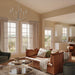 Myhouse Lighting Progress Lighting - P400454-009 - Six Light Chandelier - Jheni - Brushed Nickel