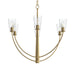 Myhouse Lighting Progress Lighting - P400454-191 - Six Light Chandelier - Jheni - Brushed Gold