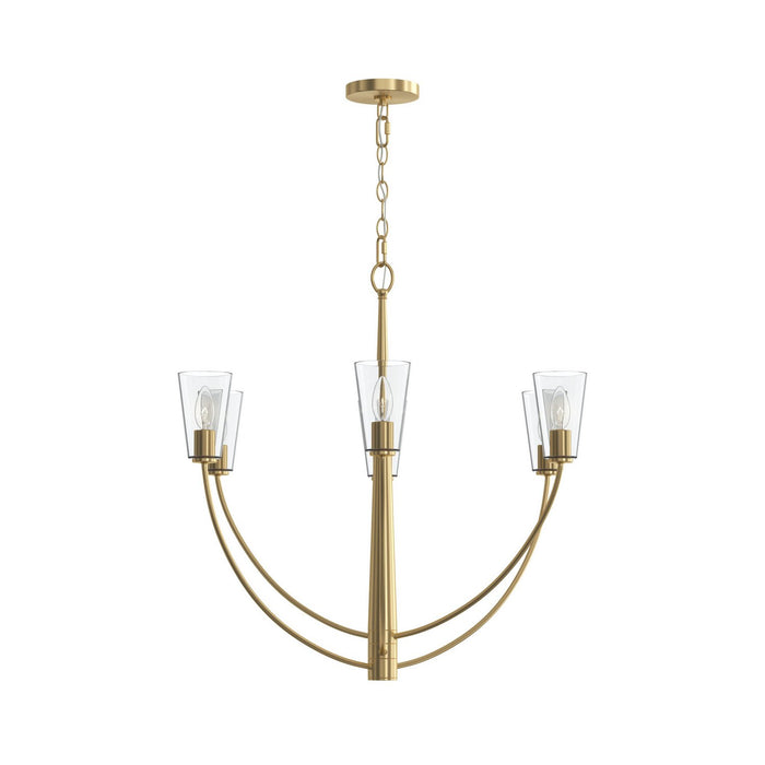 Myhouse Lighting Progress Lighting - P400454-191 - Six Light Chandelier - Jheni - Brushed Gold