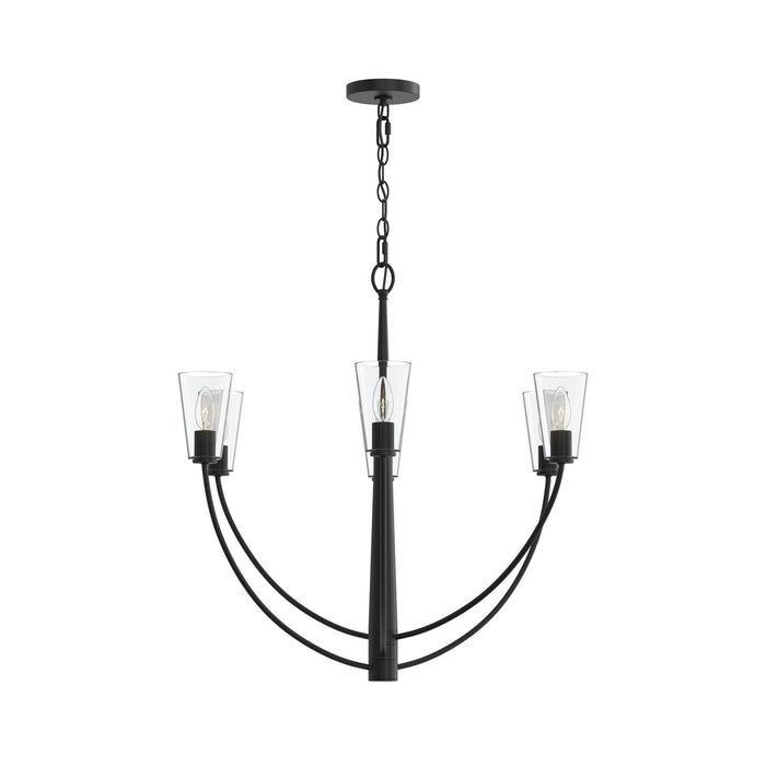 Myhouse Lighting Progress Lighting - P400454-31M - Six Light Chandelier - Jheni - Matte Black