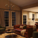 Myhouse Lighting Progress Lighting - P400454-31M - Six Light Chandelier - Jheni - Matte Black