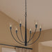 Myhouse Lighting Progress Lighting - P400454-31M - Six Light Chandelier - Jheni - Matte Black