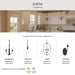 Myhouse Lighting Progress Lighting - P400454-31M - Six Light Chandelier - Jheni - Matte Black