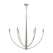 Myhouse Lighting Progress Lighting - P400460-009 - Six Light Chandelier - Jheni - Brushed Nickel